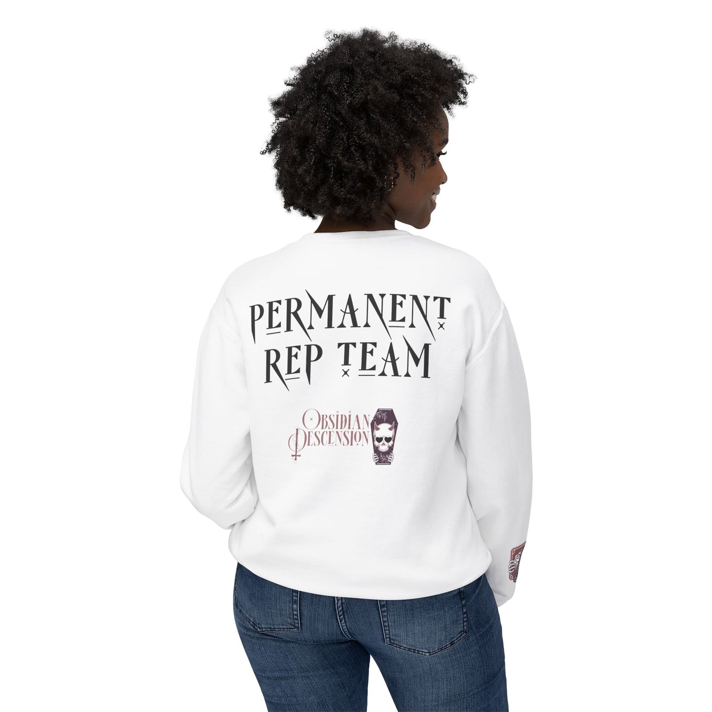 Permanent Rep Team - Unisex Lightweight Crewneck Sweatshirt