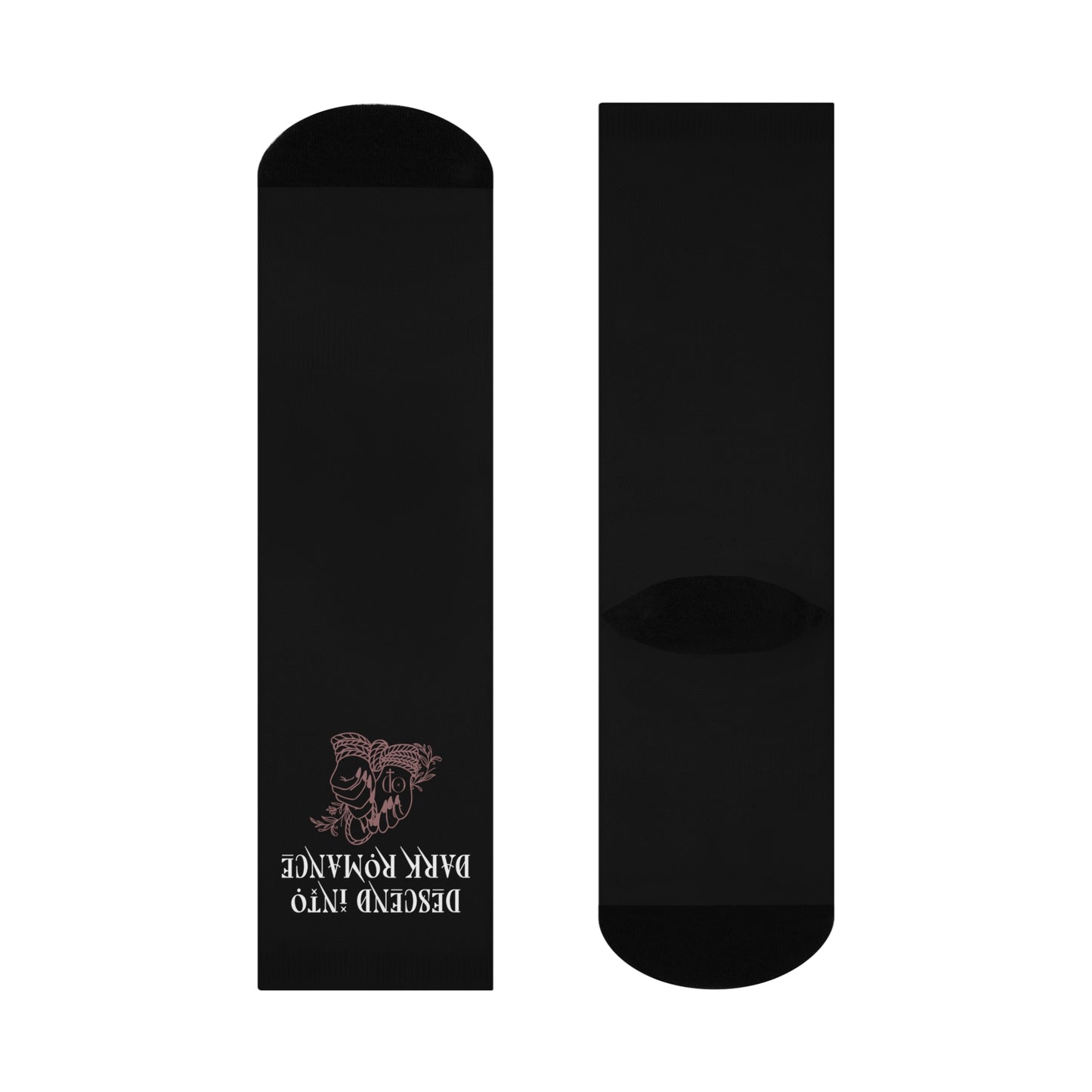 Descend Into Dark Romance - Cushioned Crew Socks