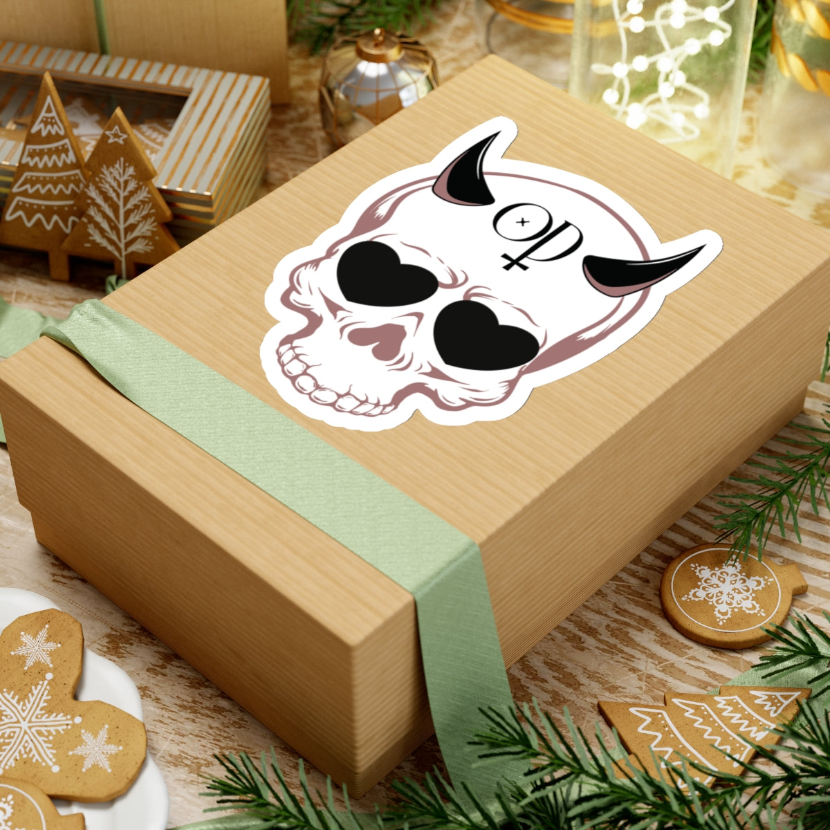 Obsidian Descension Skull Sticker