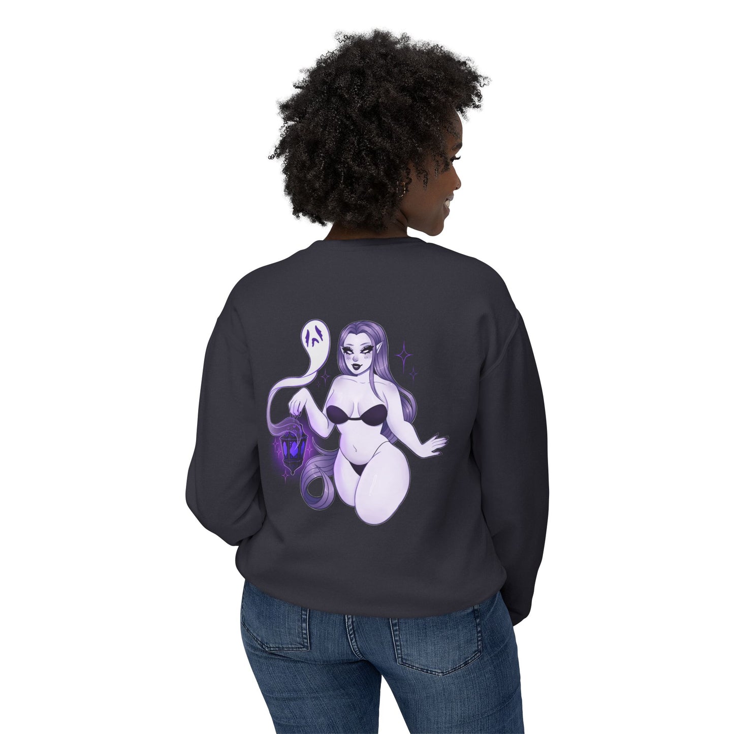 Ghost - Unisex Lightweight Crewneck Sweatshirt