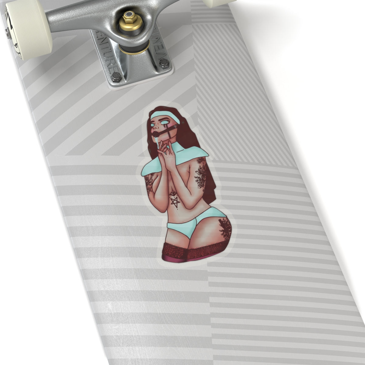 Gagged Nun Sticker