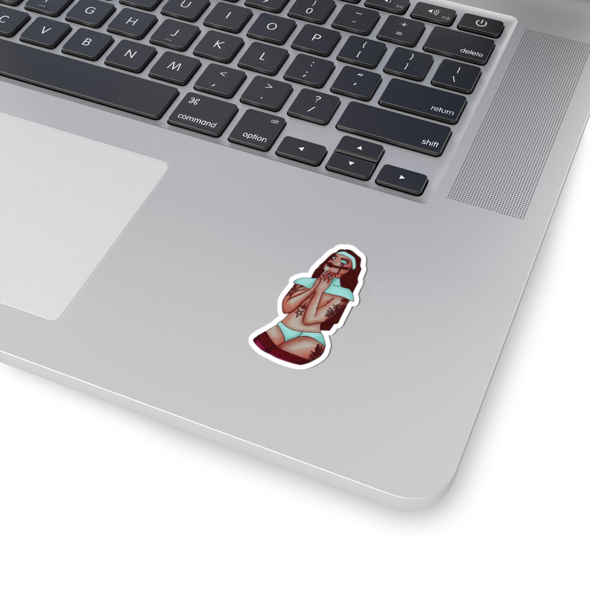 Gagged Nun Sticker