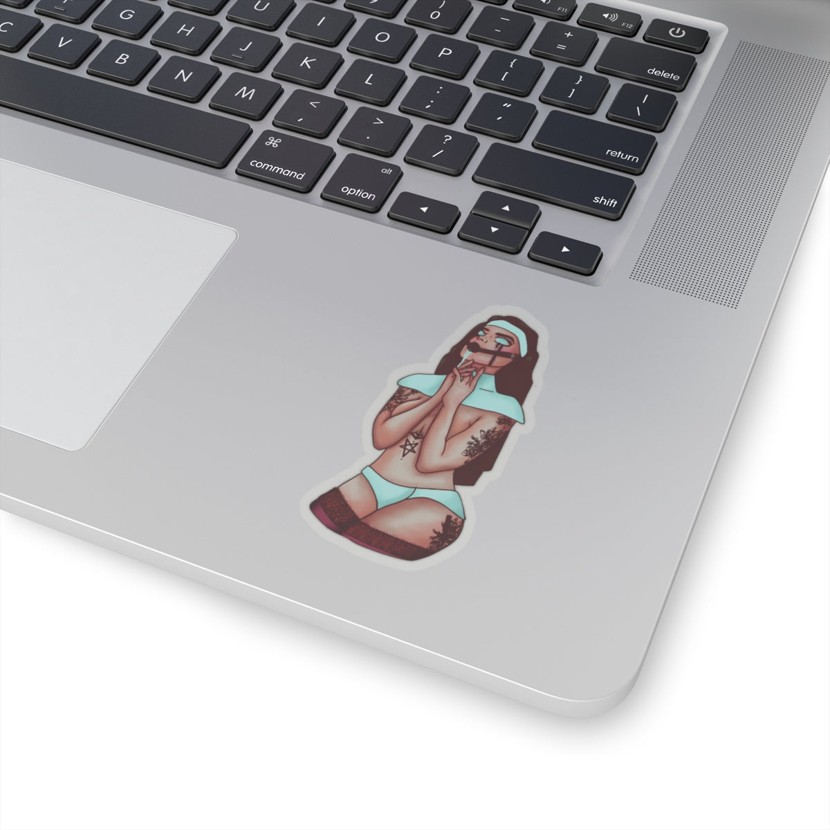 Gagged Nun Sticker