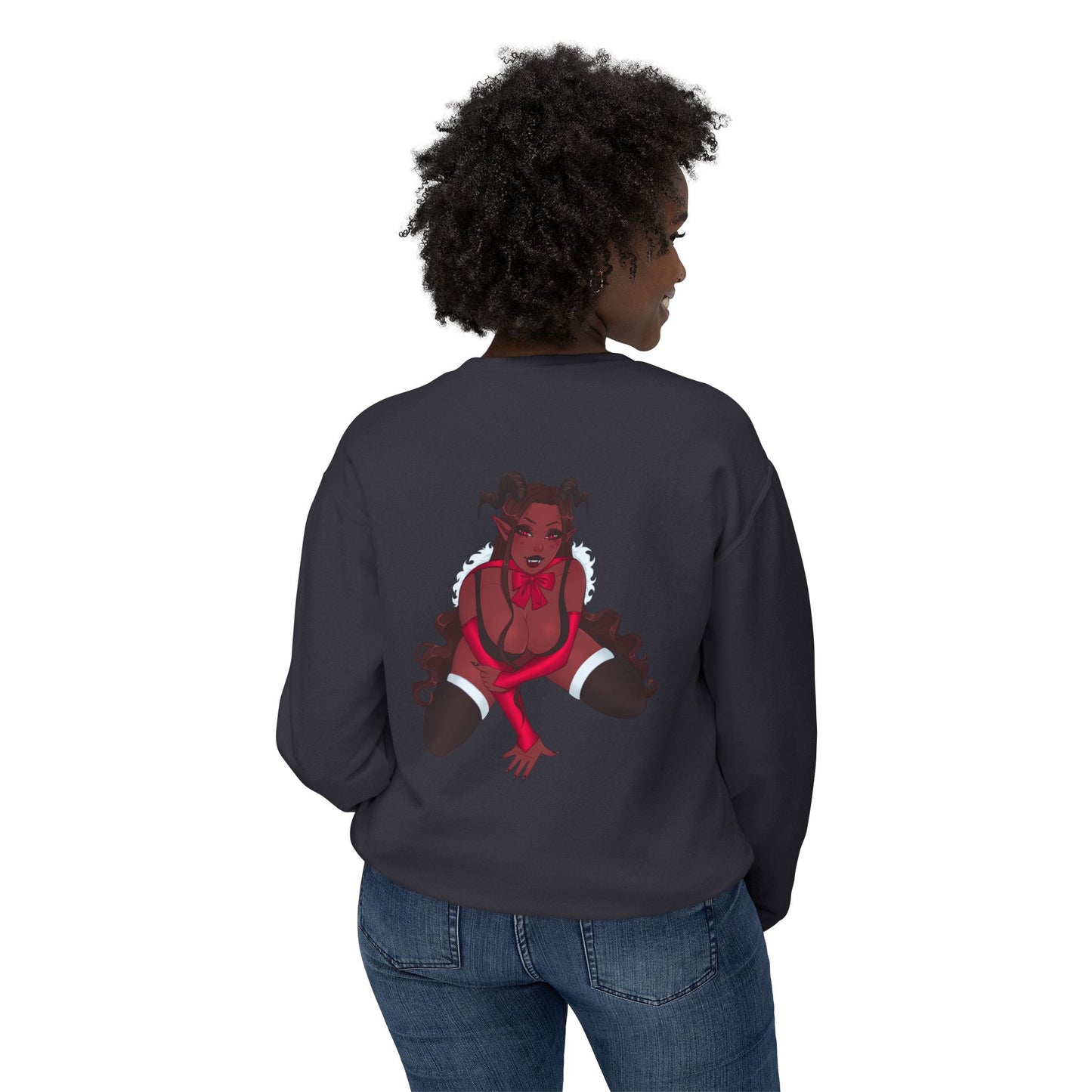 Krampus - Unisex Lightweight Crewneck Sweatshirt