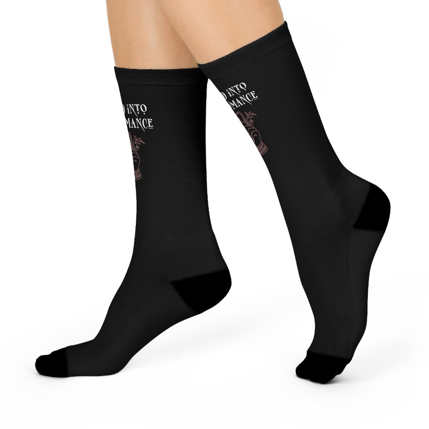 Descend Into Dark Romance - Cushioned Crew Socks