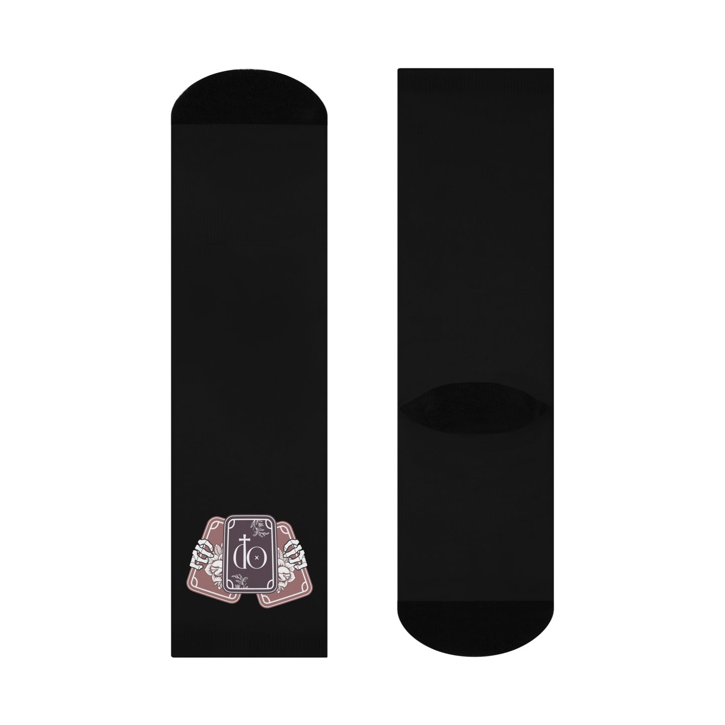 Obsidian Descension Tarot Cards - Cushioned Crew Socks