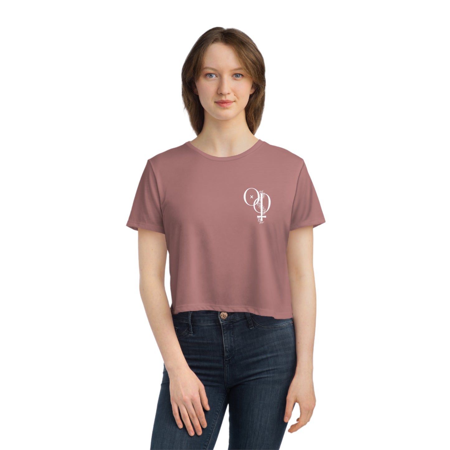 Chaos Has Cum Again - Women's Flowy Cropped Tee