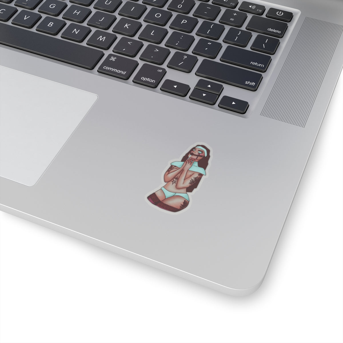 Gagged Nun Sticker