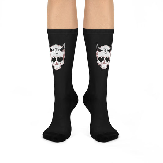 Obsidian Descension Devil - Cushioned Crew Socks