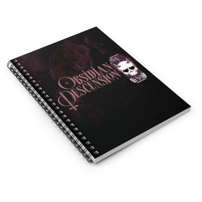 Obsidian Descension Spiral Notebook - Ruled Line