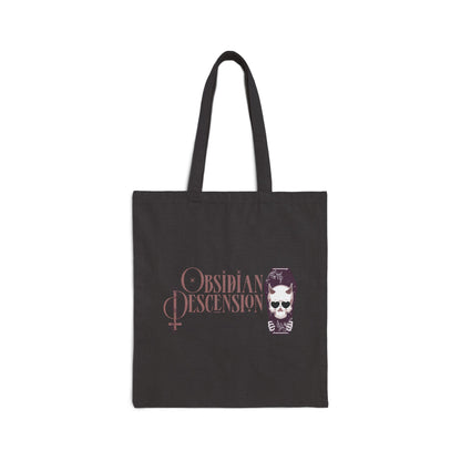 Obsidian Descension Logo Canvas Tote Bag