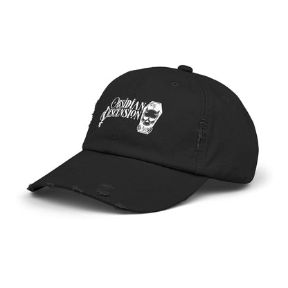 Obsidian Descension Unisex Distressed Cap