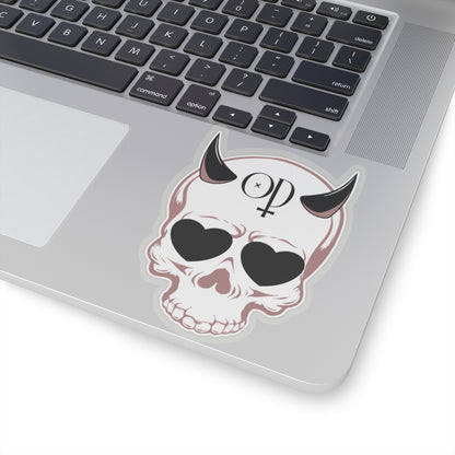 Obsidian Descension Skull Sticker