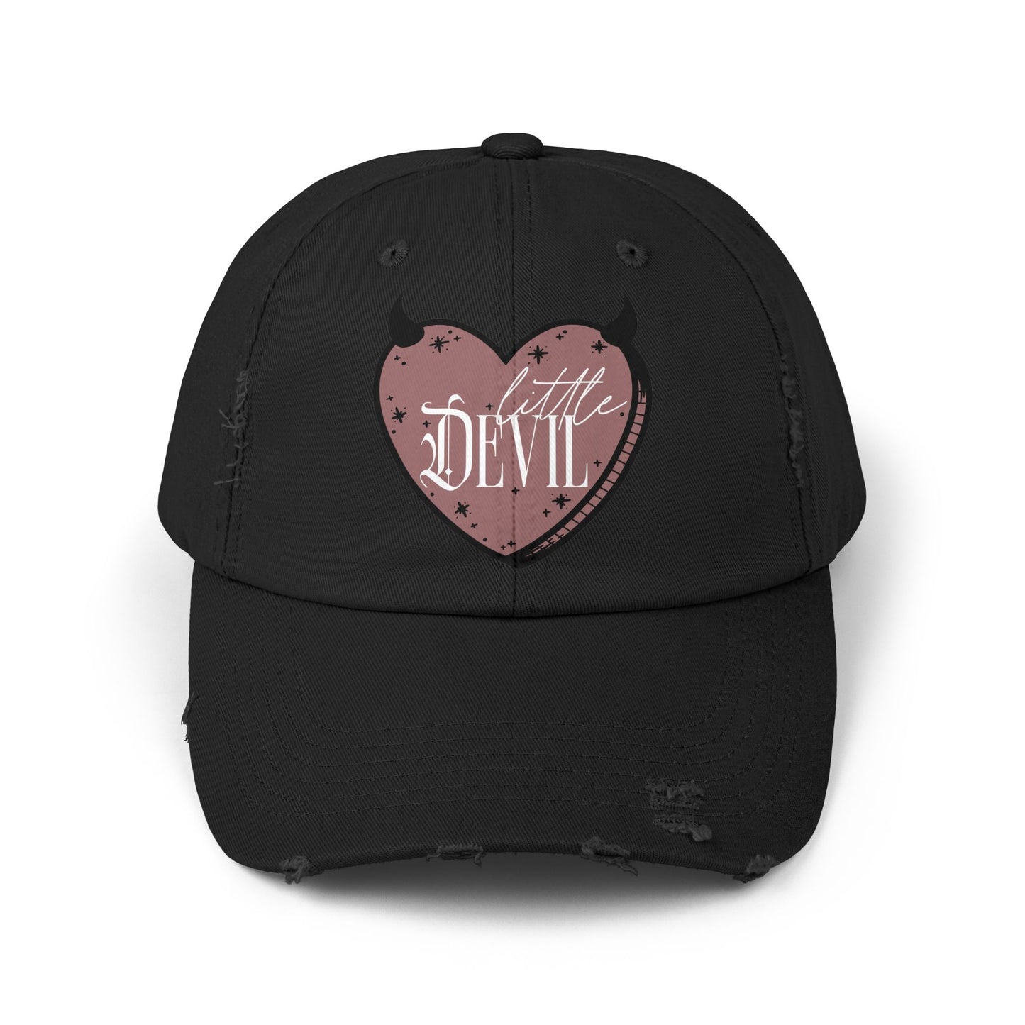 Little Devil Unisex Distressed Cap