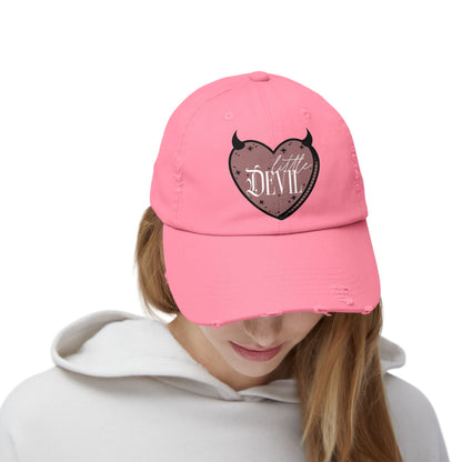 Little Devil Unisex Distressed Cap