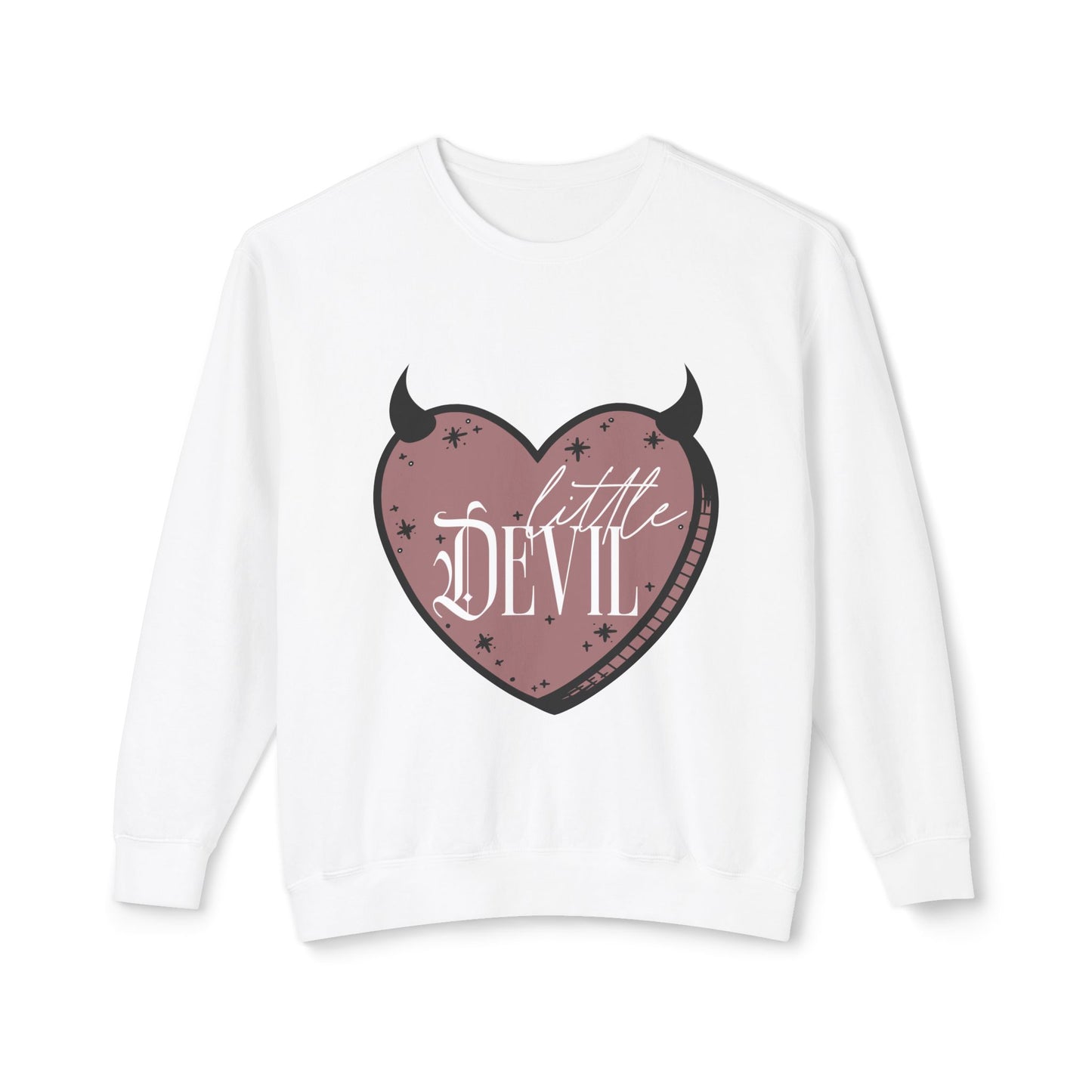 Little Devil - Unisex Lightweight Crewneck Sweatshirt