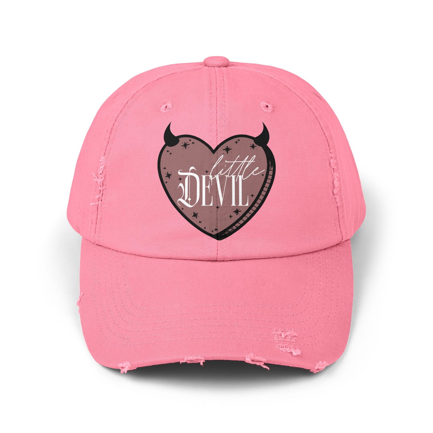 Little Devil Unisex Distressed Cap