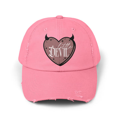 Little Devil Unisex Distressed Cap