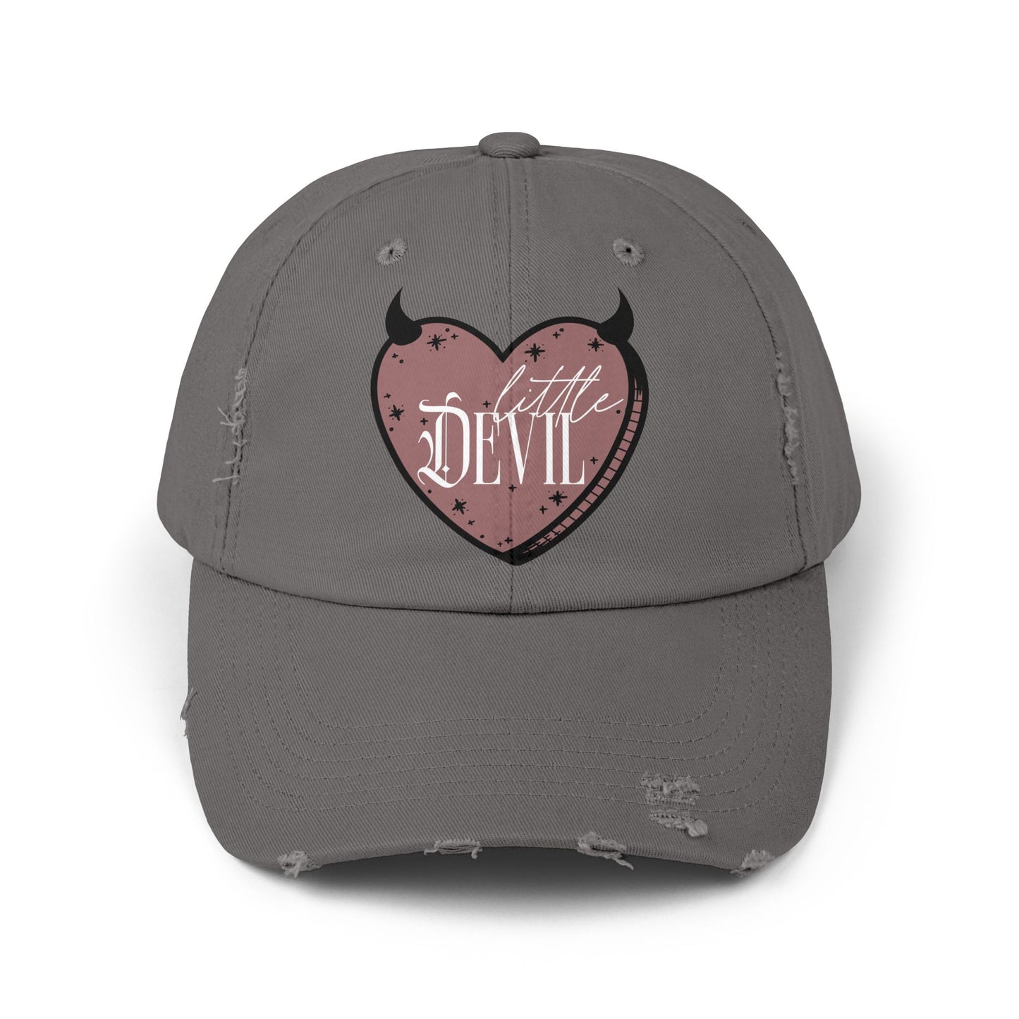 Little Devil Unisex Distressed Cap