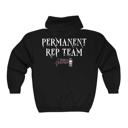 Perm Rep Obsidian Devil - Full Zip Hooded Sweatshirt