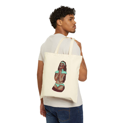 Gagged Nun Canvas Tote Bag