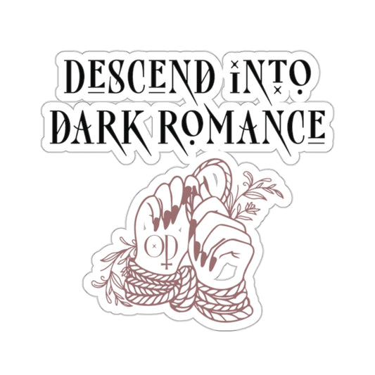 Descend Into Dark Romance Sticker