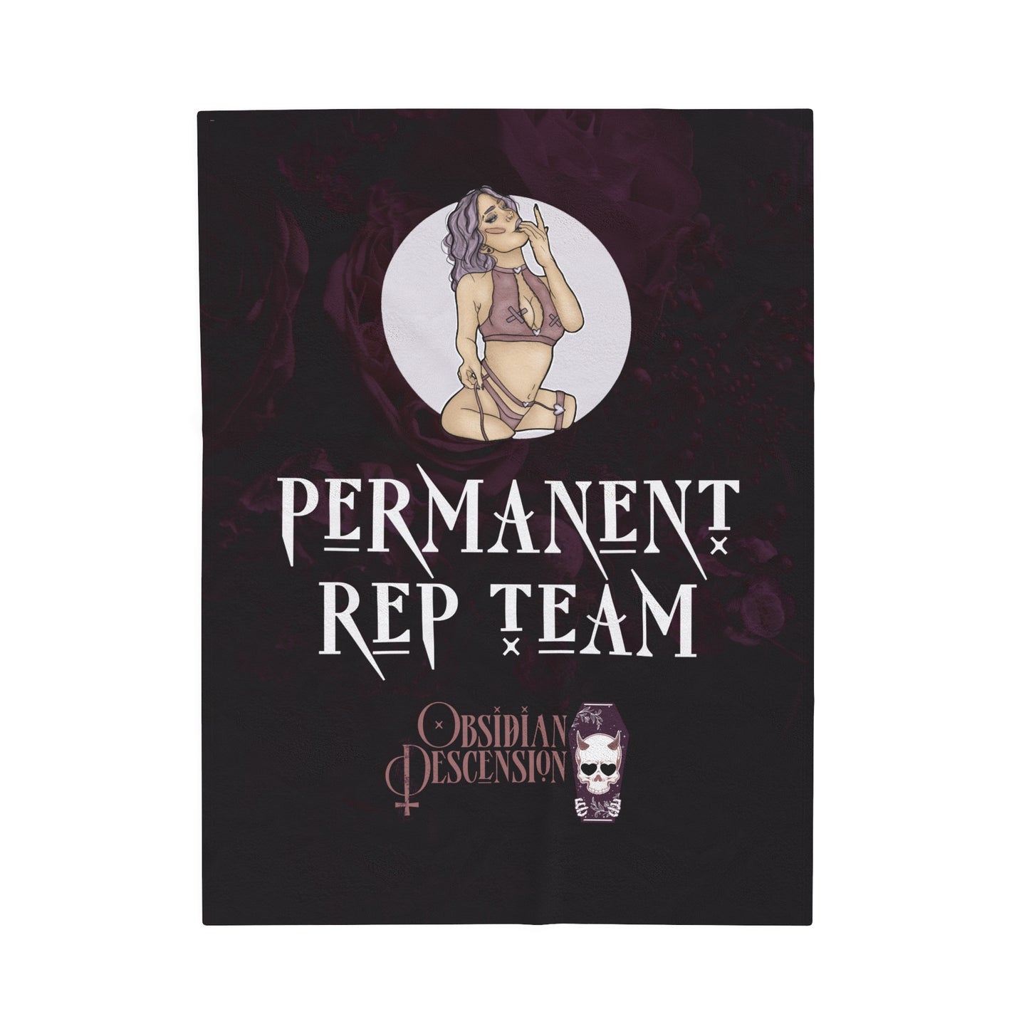 Perm Rep Team - Velveteen Plush Blanket