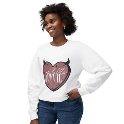 Little Devil - Unisex Lightweight Crewneck Sweatshirt