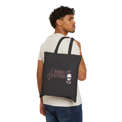 Obsidian Descension Logo Canvas Tote Bag