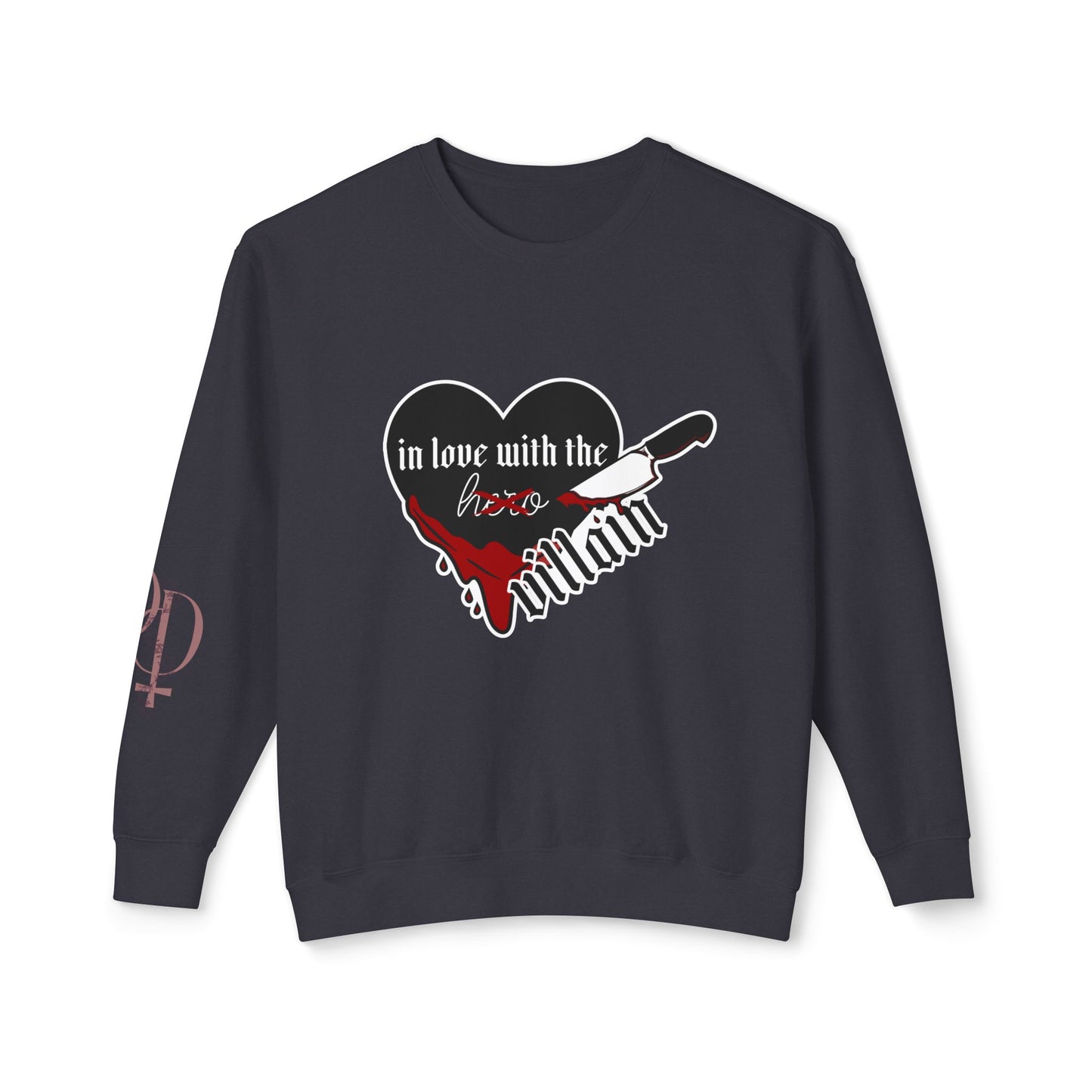 In Love with the Villain - Unisex Lightweight Crewneck Sweatshirt