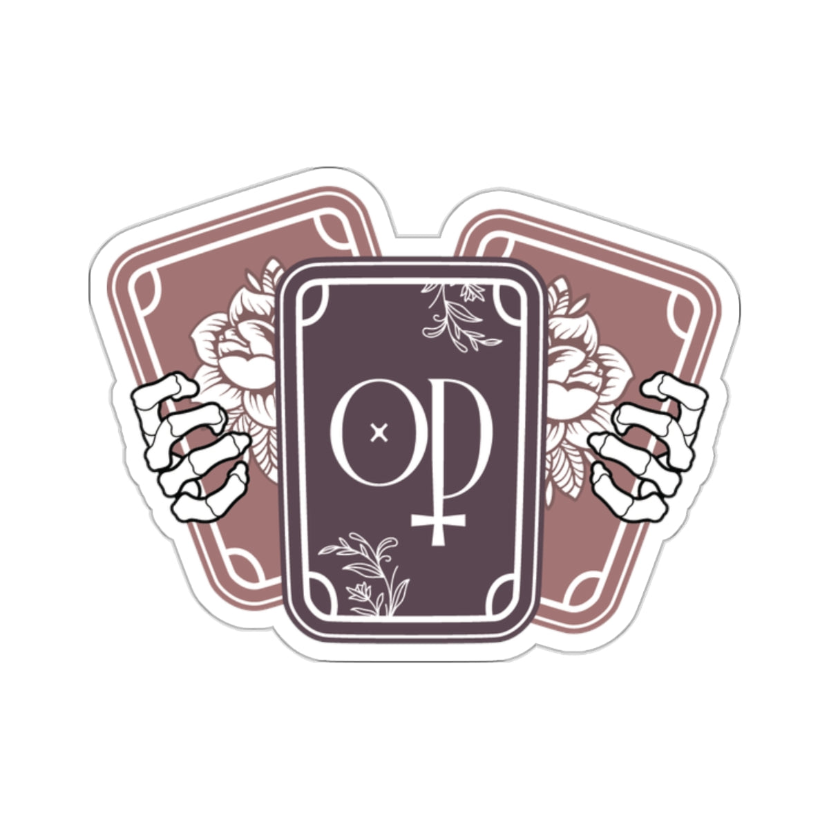 Obsidian Descension Tarot Cards Sticker