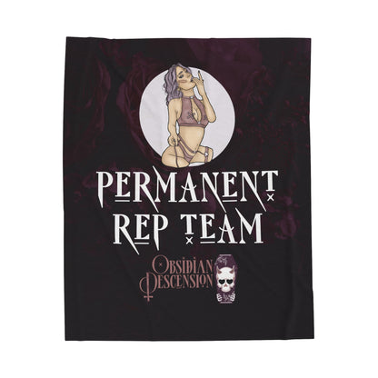 Perm Rep Team - Velveteen Plush Blanket