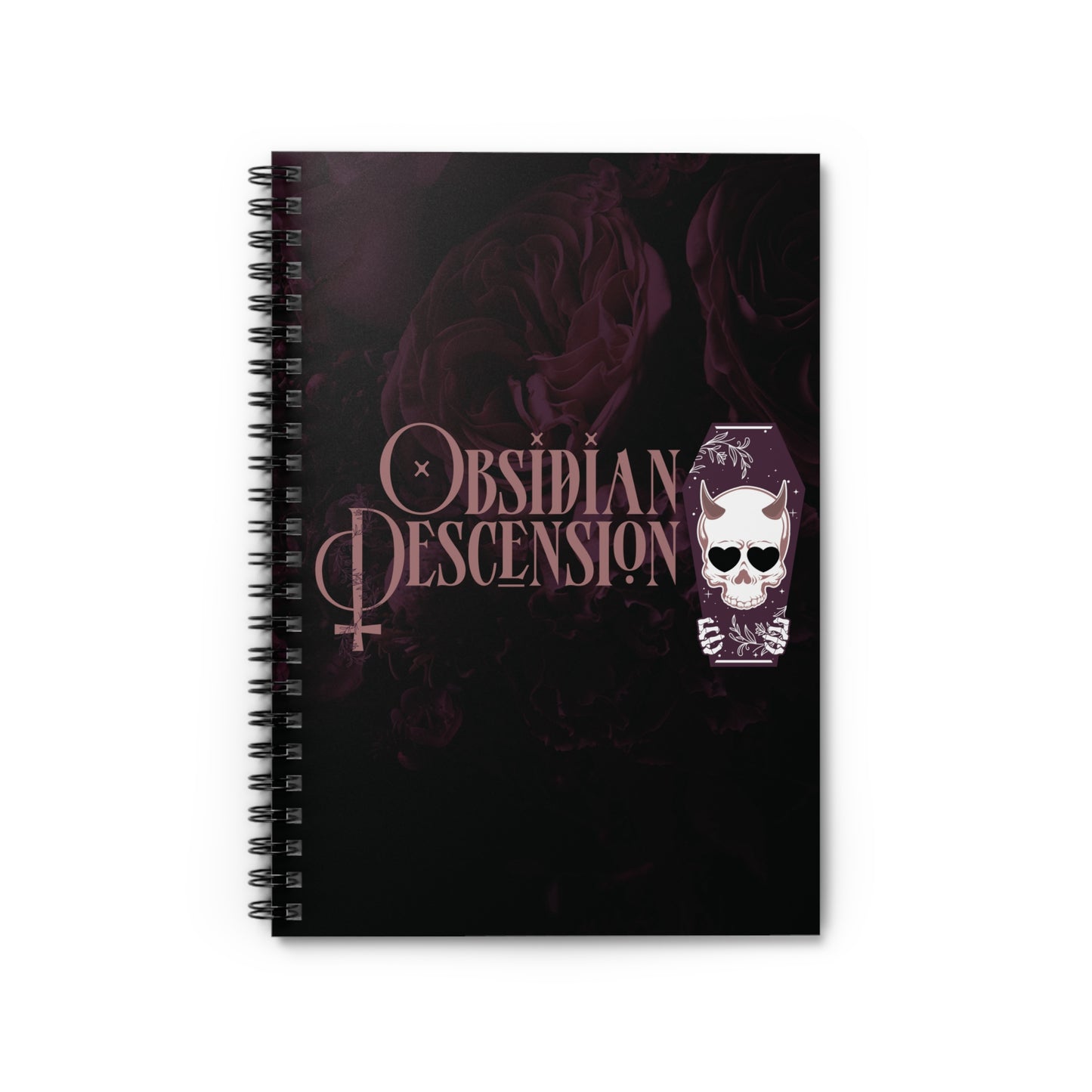 Obsidian Descension Spiral Notebook - Ruled Line