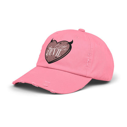 Little Devil Unisex Distressed Cap