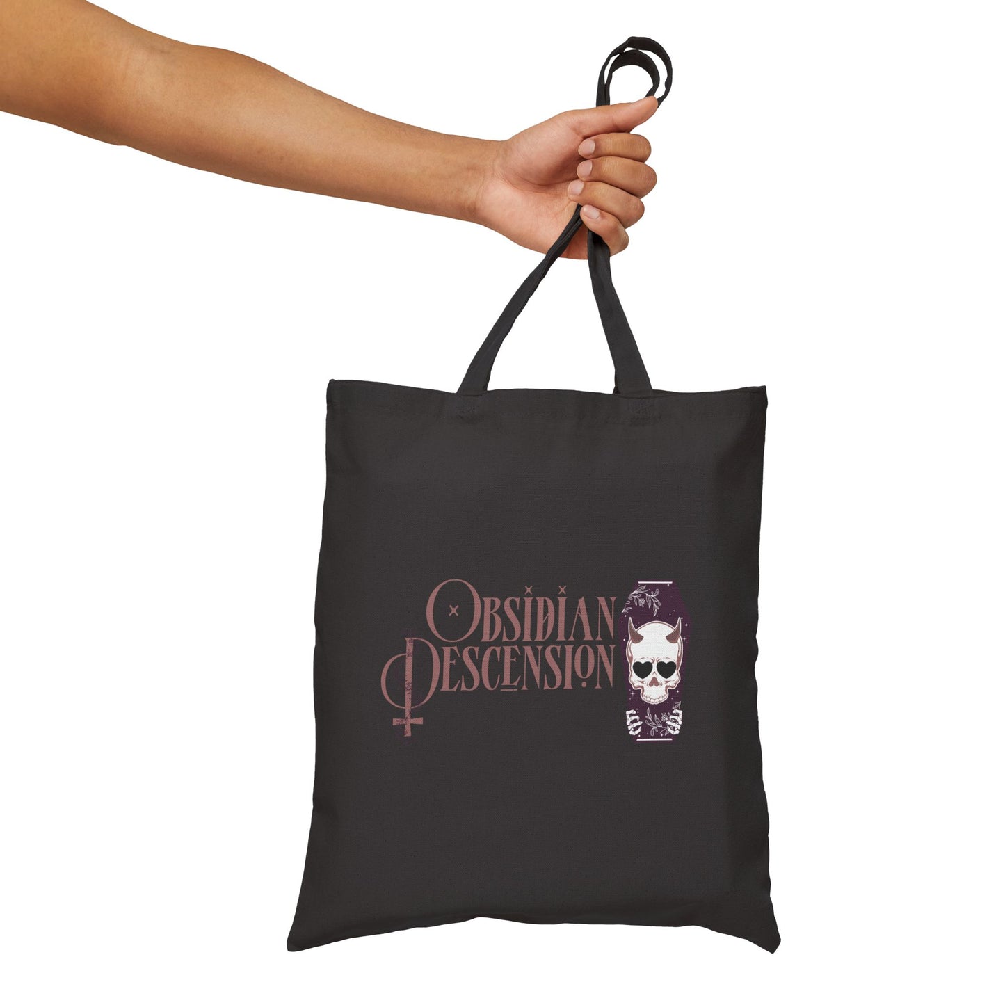 Obsidian Descension Logo Canvas Tote Bag