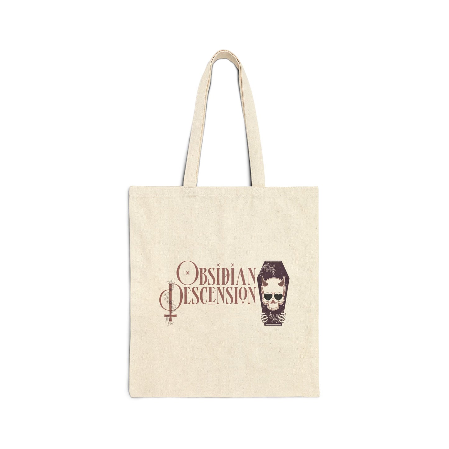 Obsidian Descension Logo Canvas Tote Bag