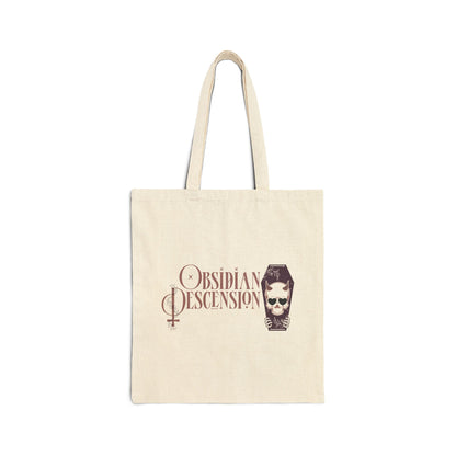 Obsidian Descension Logo Canvas Tote Bag