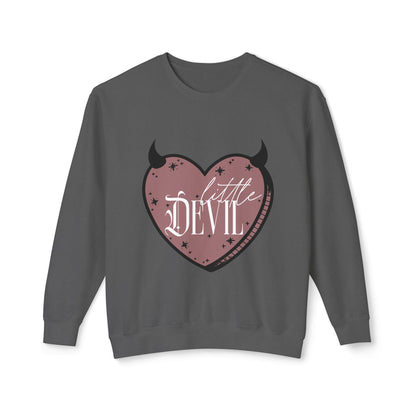 Little Devil - Unisex Lightweight Crewneck Sweatshirt