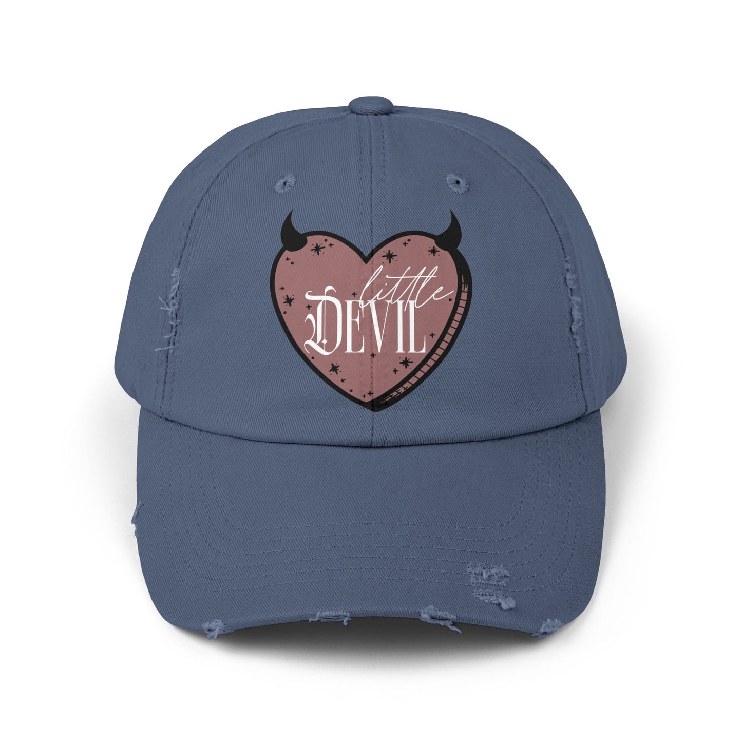 Little Devil Unisex Distressed Cap