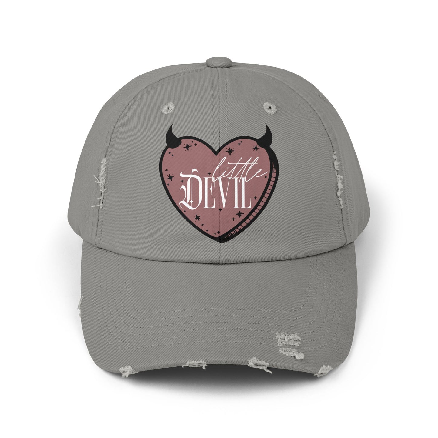 Little Devil Unisex Distressed Cap