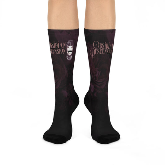 Obsidian Descension - Cushioned Crew Socks