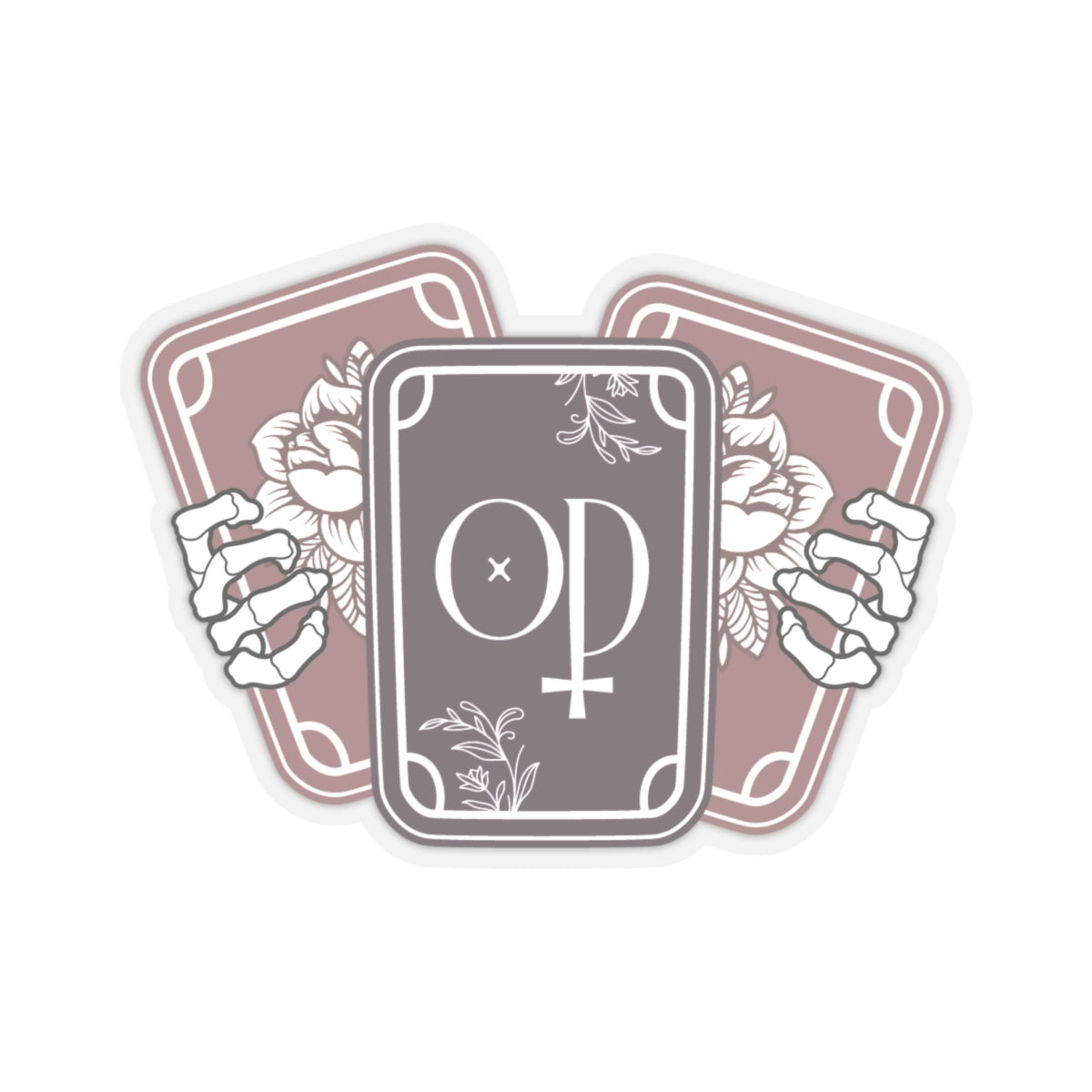 Obsidian Descension Tarot Cards Sticker