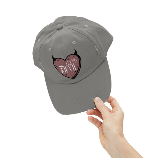 Little Devil Unisex Distressed Cap