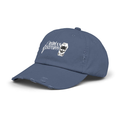 Obsidian Descension Unisex Distressed Cap