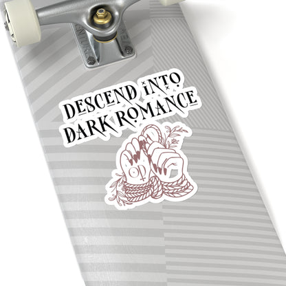 Descend Into Dark Romance Sticker