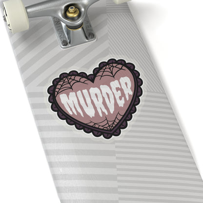 Murder Heart Sticker