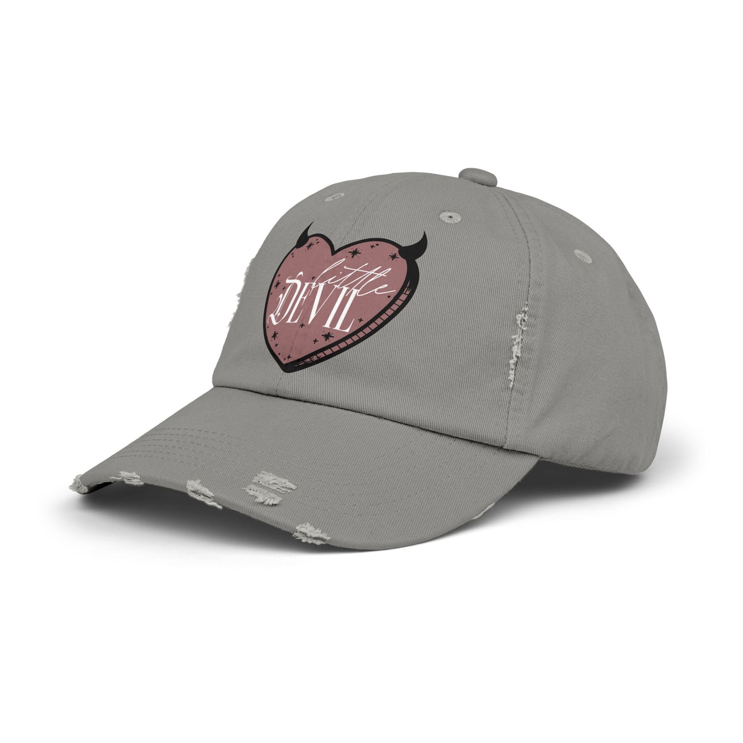 Little Devil Unisex Distressed Cap