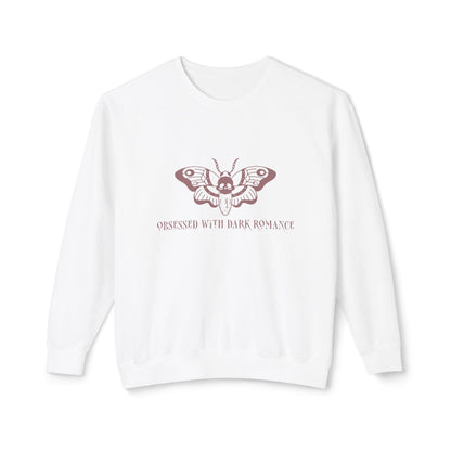 Obsessed With Dark Romance - Unisex Lightweight Crewneck Sweatshirt