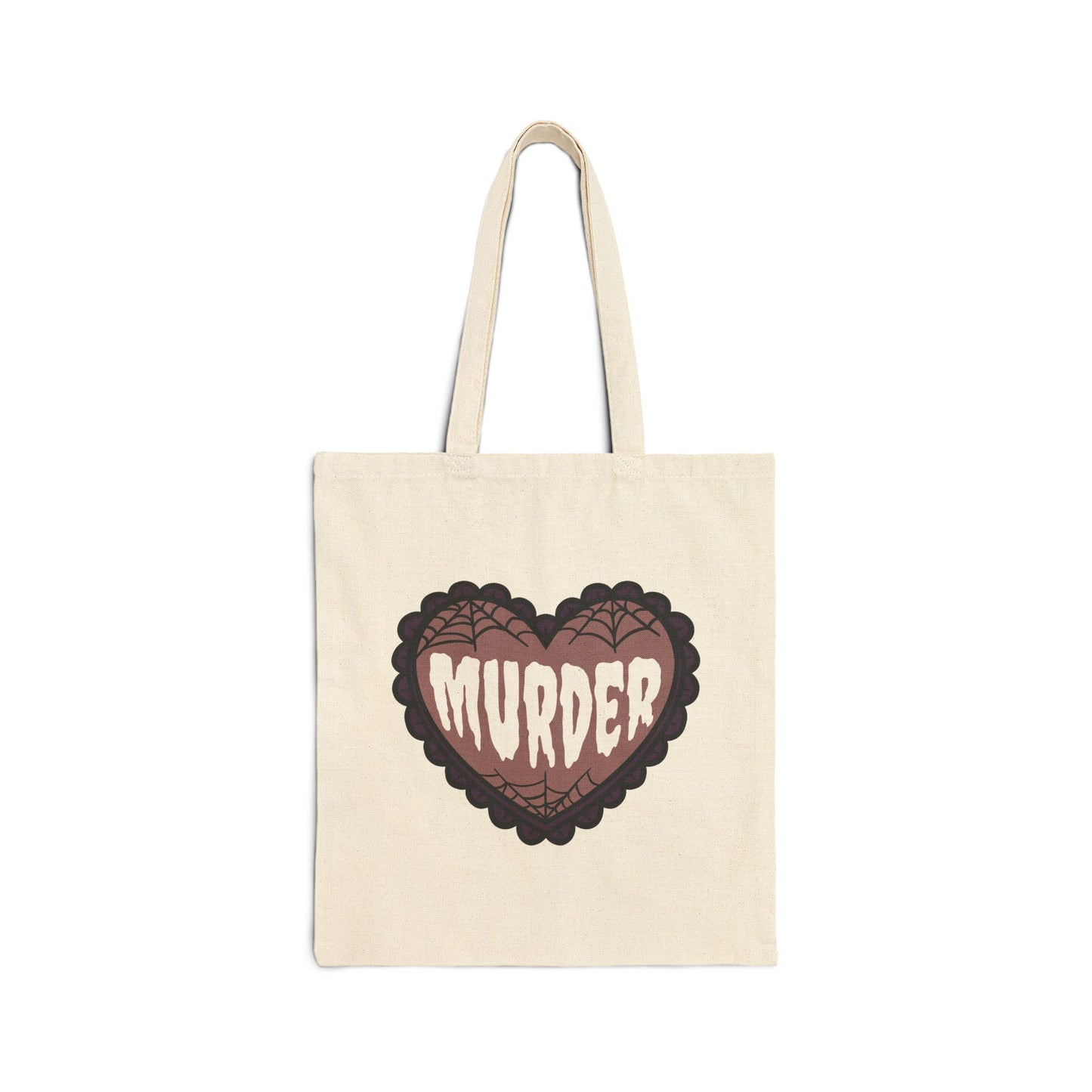 Murder Canvas Tote Bag