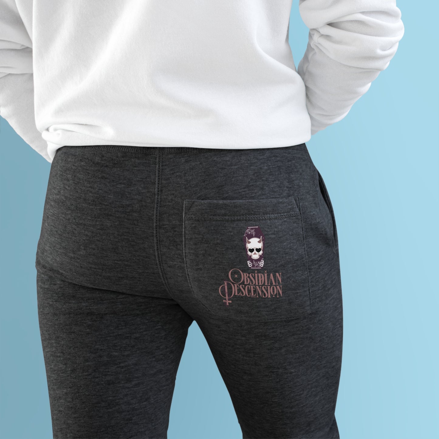 Obsidian Descension Unisex Fleece Joggers